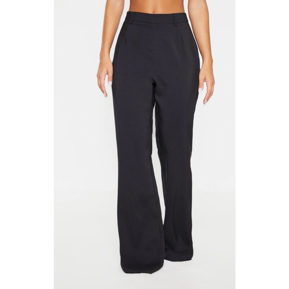 New Black Flared Leg Pants - Picture 2 of 5
